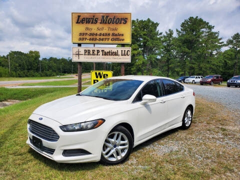 2015 Ford Fusion for sale at Lewis Motors LLC in Deridder LA