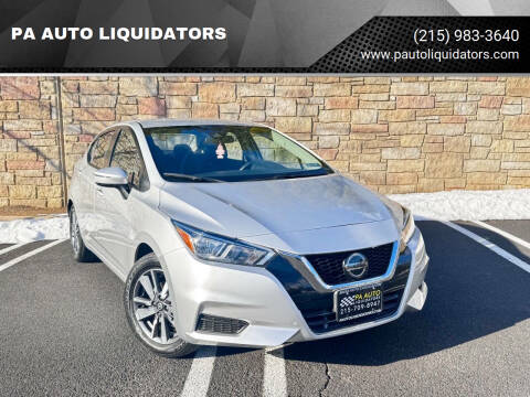 2020 Nissan Versa for sale at PA AUTO LIQUIDATORS in Huntingdon Valley PA