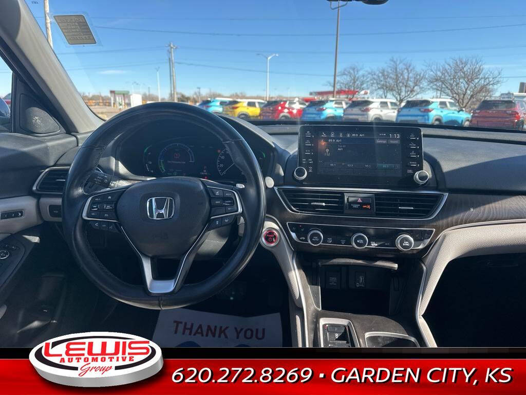 2019 Honda Accord Hybrid for sale at Lewis Chevrolet of Garden City in Garden City, KS