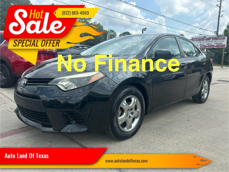 2016 Toyota Corolla for sale at Auto Land Of Texas in Cypress TX