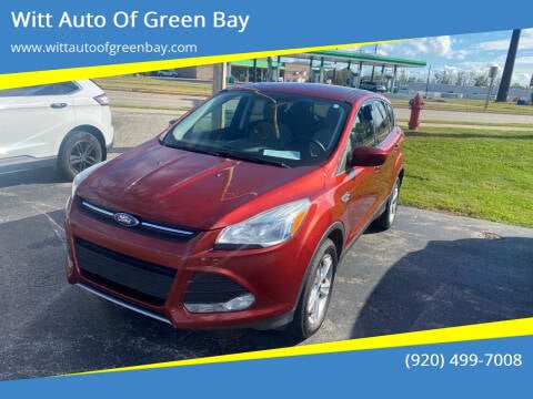 2015 Ford Escape for sale at Witt Auto Of Green Bay in Green Bay WI