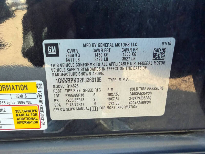2015 GMC Acadia SLE-2