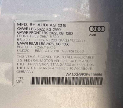 2015 Audi Q5 3.0T quattro Premium Plus