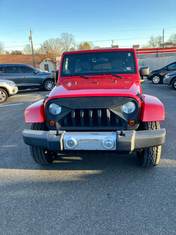 2012 Jeep Wrangler Unlimited for sale at CHRISTIAN MOTORS in Hopewell VA