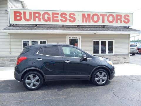 2014 Buick Encore for sale at Burgess Motors Inc in Michigan City IN
