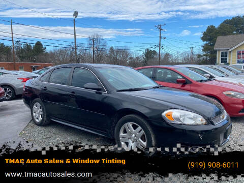 2012 Chevrolet Impala for sale at TMAC Auto Sales & Window Tinting in Durham NC