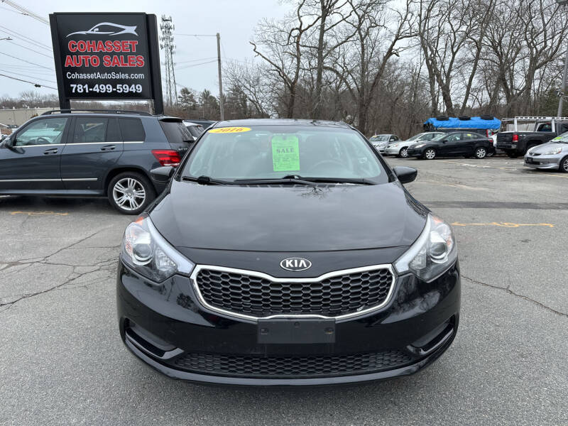 2016 Kia Forte for sale at Cohasset Auto Sales in Cohasset MA