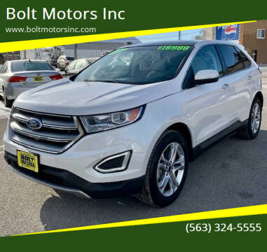 2017 Ford Edge for sale at Bolt Motors Inc in Davenport IA
