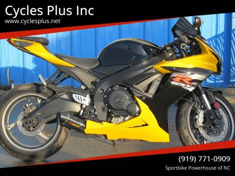 2012 Suzuki GSX-R600 for sale at Cycles Plus Inc in Garner NC
