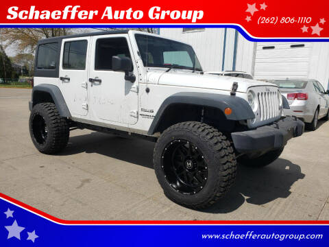 2014 Jeep Wrangler Unlimited for sale at Schaeffer Auto Group in Walworth WI