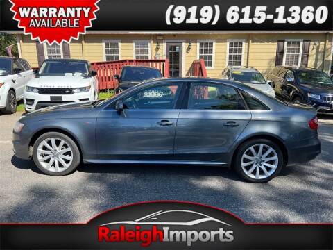 2014 Audi A4 for sale at Raleigh Imports in Raleigh NC
