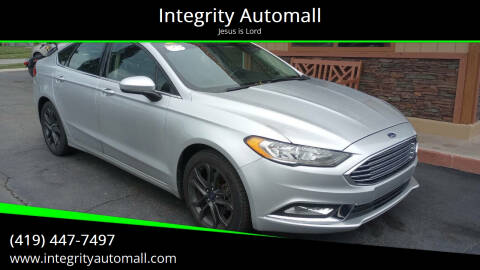 2018 Ford Fusion for sale at Integrity Automall in Tiffin OH