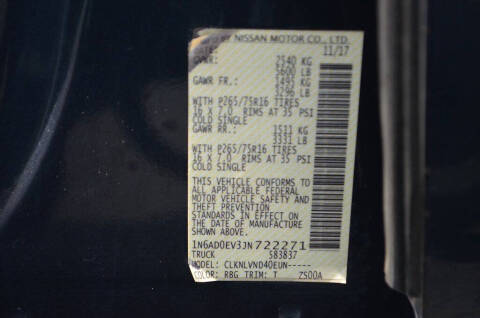 2018 Nissan Frontier PRO-4X