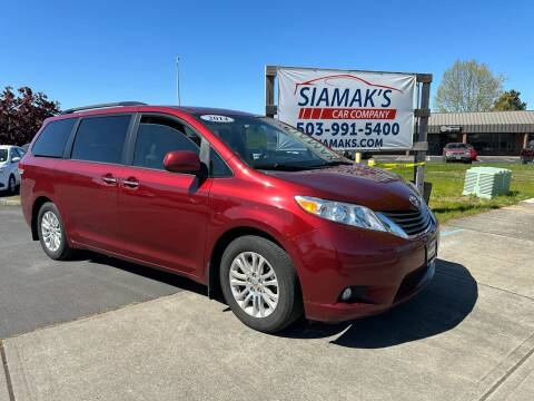 2014 Toyota Sienna for sale at Siamak's Car Company llc in Woodburn OR