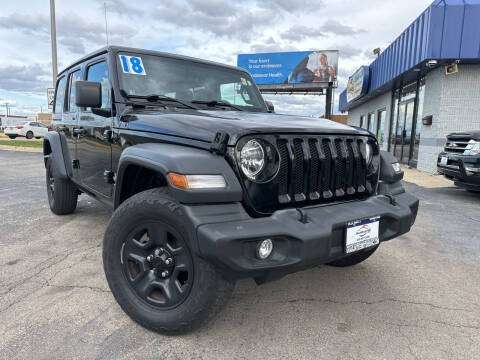 2018 Jeep Wrangler Unlimited for sale at Guarantee Motors,  INC in Villa Park IL