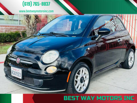 2015 FIAT 500c for sale at BEST WAY MOTORS INC in San Diego CA