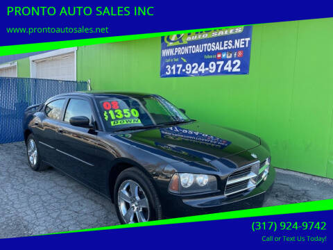 2008 Dodge Charger for sale at PRONTO AUTO SALES INC in Indianapolis IN