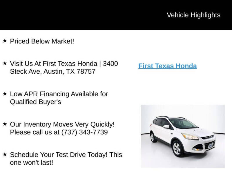 2015 Ford Escape SE