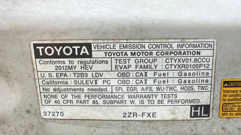 2012 Toyota Prius v
