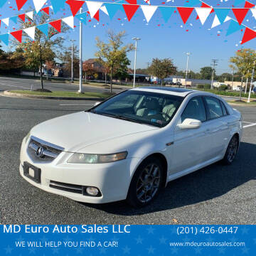 2008 Acura TL for sale at MD Euro Auto Sales LLC in Hasbrouck Heights NJ