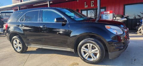 2017 Chevrolet Equinox for sale at LEE AUTO SALES in McAlester OK