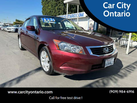 2008 Honda Accord for sale at Car City Ontario in Ontario CA