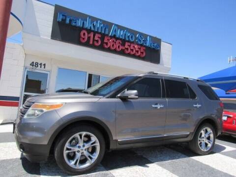 2014 Ford Explorer for sale at Franklin Auto Sales in El Paso TX