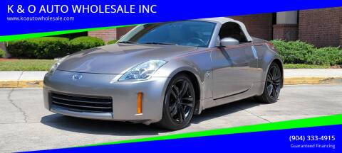 2007 Nissan 350Z for sale at K & O AUTO WHOLESALE INC in Jacksonville FL