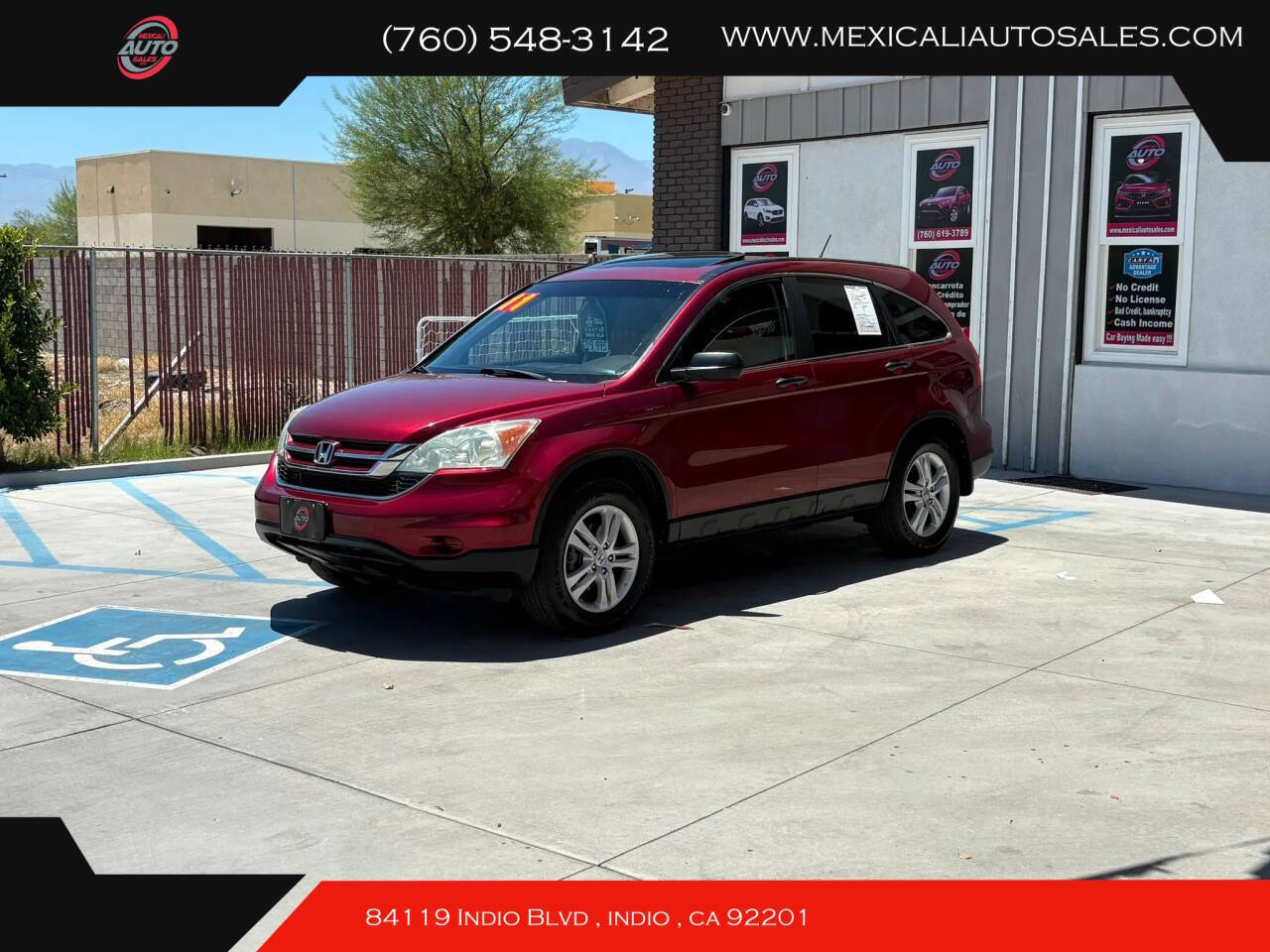 Red 2011 Honda CR-V EX EX 4dr SUV 2