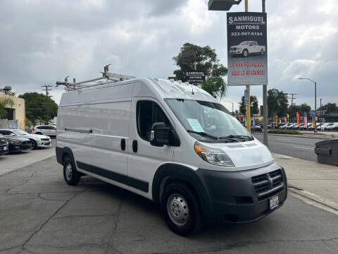 2018 RAM ProMaster for sale at Sanmiguel Motors in South Gate CA