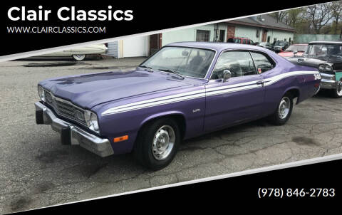 1973 Plymouth Duster for sale at Clair Classics in Westford MA