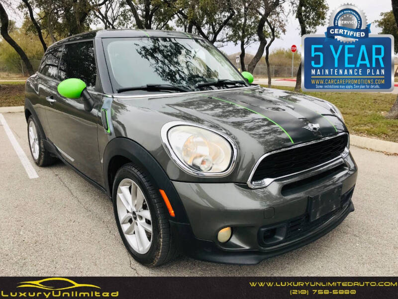2014 MINI Paceman for sale at LUXURY UNLIMITED AUTO SALES in San Antonio TX