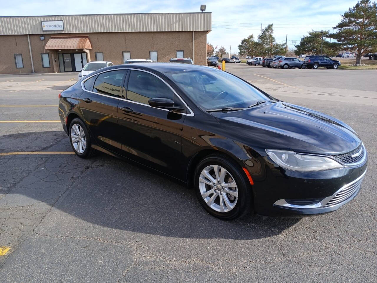 Black 2015 Chrysler 200 S AWD S 4dr Sedan 2