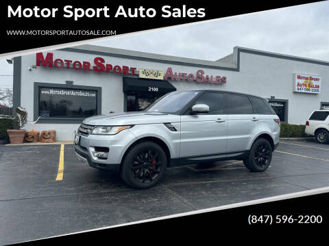 2017 Land Rover Range Rover Sport for sale at Motor Sport Auto Sales in Waukegan IL