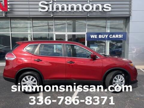 2016 Nissan Rogue for sale at SIMMONS NISSAN INC in Mount Airy NC
