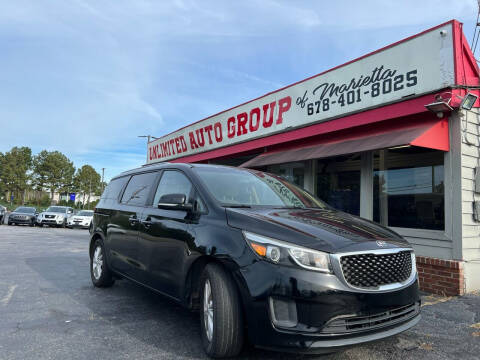 2016 Kia Sedona for sale at Unlimited Auto Group of Marietta in Marietta GA