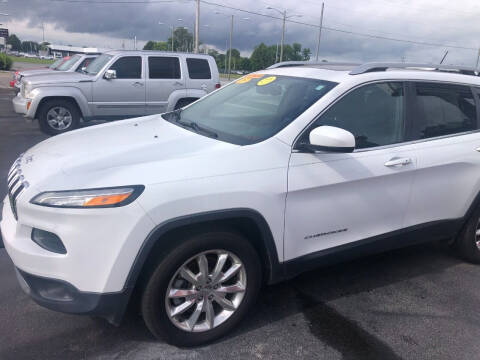 2015 Jeep Cherokee for sale at HICKS AUTO SALES in Moulton AL