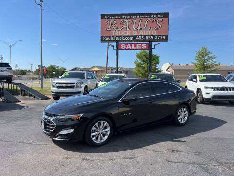 2020 Chevrolet Malibu for sale at RAUL'S TRUCK & AUTO SALES, INC in Oklahoma City OK