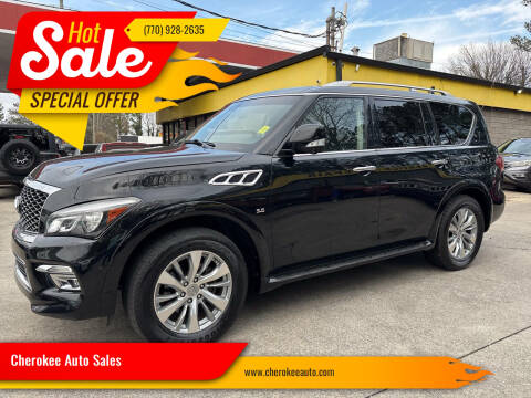 2015 Infiniti QX80 for sale at Cherokee Auto Sales in Acworth GA