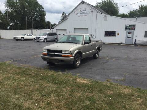 1998 Chevrolet S-10 for sale at Autos Unlimited, LLC in Adrian MI