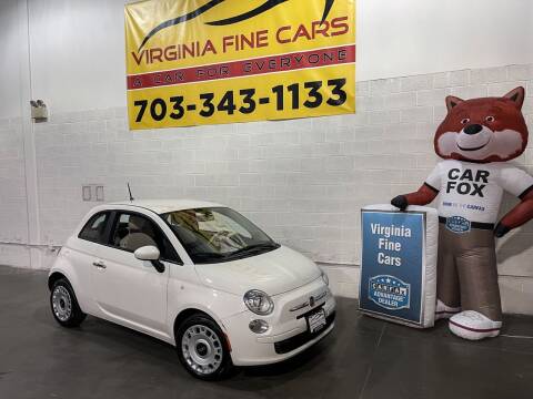 2012 FIAT 500 for sale at Virginia Fine Cars in Chantilly VA