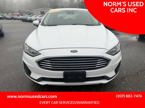 2019 Ford Fusion for sale at NORM'S USED CARS INC in Wiscasset ME