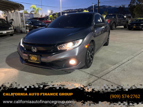 2021 Honda Civic for sale at CALIFORNIA AUTO FINANCE GROUP in Fontana CA