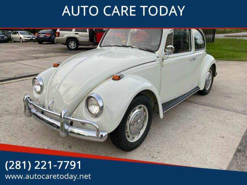 1967 Volkswagen Beetle for sale at AUTO CARE TODAY in Spring TX