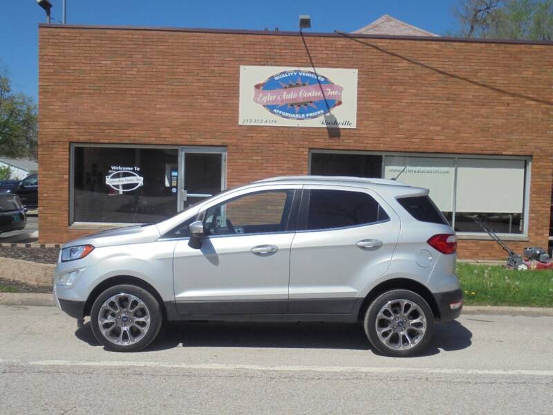 2020 Ford EcoSport for sale at Eyler Auto Center Inc. in Rushville IL
