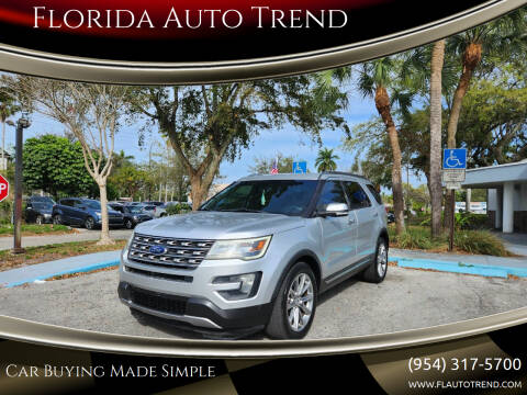 2016 Ford Explorer for sale at Florida Auto Trend in Plantation FL