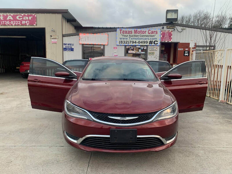 2016 Chrysler 200 for sale at TEXAS MOTOR CARS in Houston TX