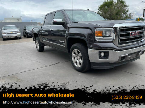 2014 GMC Sierra 1500 for sale at High Desert Auto Wholesale in Albuquerque NM