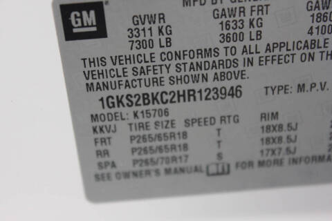 2017 GMC Yukon SLT