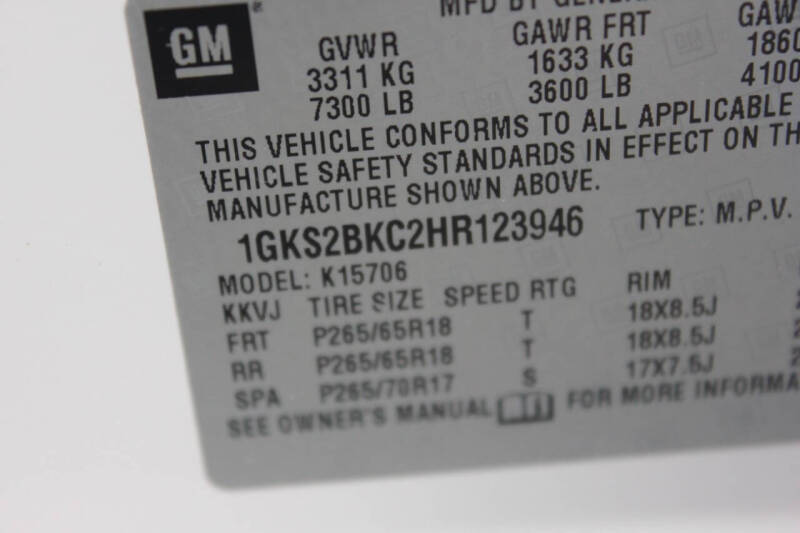 2017 GMC Yukon SLT